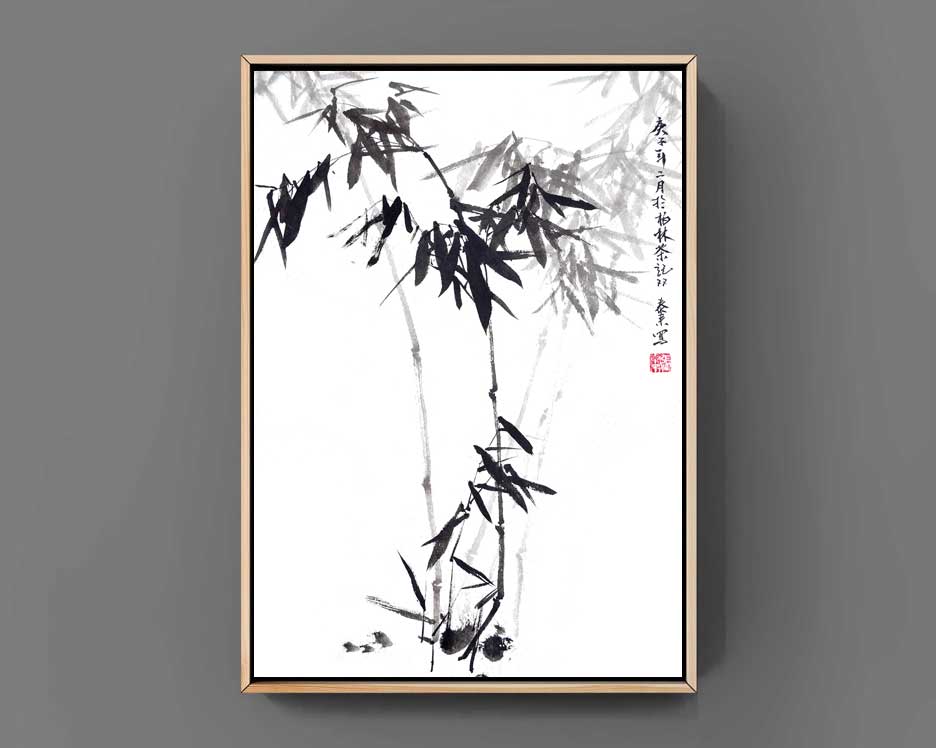 Bambus bamboo 竹子 Kunstdrucke Reproduktion Tuschmalerei Sumi-e Tuschzeichnung Tuschgemälde Tuschemalerei