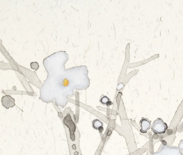 Blumen flower Blumenmalerei Tuschmalerei Sumi-e Tuschzeichnung Tuschgemälde Tuschemalerei
