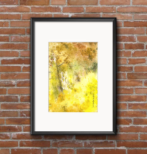 Landschaft landscape 山水 Tuschzeichnung Tuschgemälde Tuschemalerei