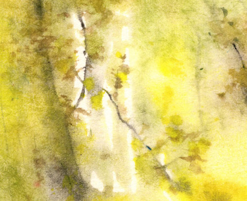 Landschaft landscape 山水 Tuschzeichnung Tuschgemälde Tuschemalerei