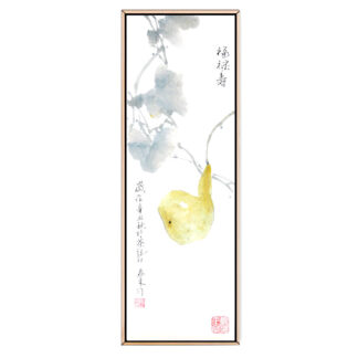 Kürbis 葫芦 Obst Gemüse Tuschmalerei Sumi-e Tuschzeichnung Tuschgemälde Tuschemalerei